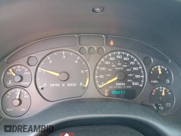 2005 Chevrolet Blazer LS с VIN 1GNCT18X65K106659, выставлен на аукционе Copart как лот 80054994 с пробегом 108 077 миль миль и Списание • Salvage title. История ставок и продаж доступна на DreamBid. Изображение 9.