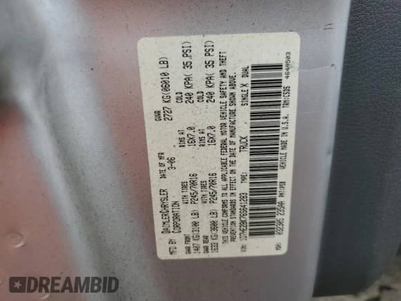 2006 Dodge Dakota ST z VIN 1D7HE28K76S641283, wystawiony jako Copart lot #78939474 z przebiegiem 229 561 mil mil oraz Szkoda całkowita • Salvage title. Historia ofert i sprzedaży dostępna na DreamBid. Obrazek 12.