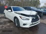 ✅ 2018 Infiniti Q50 Sport • VIN: JN1EV7AP1JM353081 • Lot: 43629948. Listed on IAAI with 84,349 mi. Free auction sales archive from the USA and detailed vehicle history report at DreamBid. Image 1.