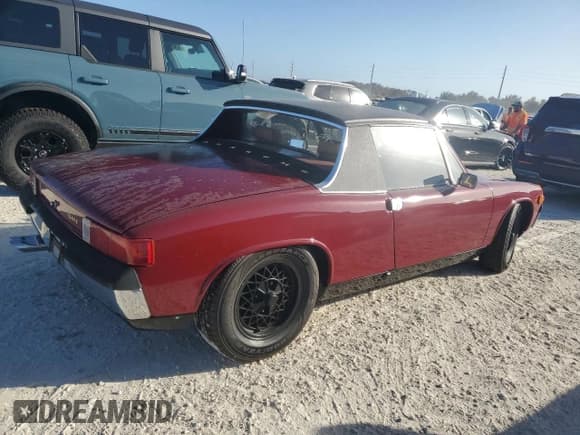 ✅ 1972 Porsche 914 • VIN: 4722915454 • Lot: 77413614. Wystawiony na Copart z przebiegiem Nie podano. Bezpłatny archiwum sprzedaży aukcyjnych z USA i szczegółowy raport historii pojazdu na DreamBid. Zdjęcie 3.