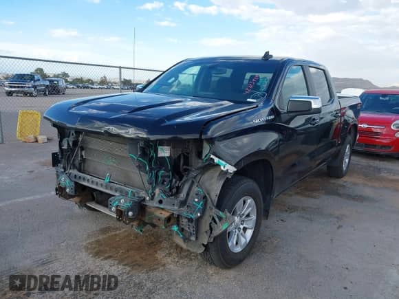 2022 Chevrolet Silverado 1500 LT z VIN 1GCPWCED7NZ123212, wystawiony jako IAAI lot #42823989 z przebiegiem 79 092 mil mil oraz . Historia ofert i sprzedaży dostępna na DreamBid. Obrazek 17.