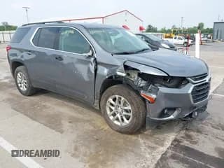 ✅ 2021 Chevrolet Traverse LT Cloth • VIN: 1GNERGKW7MJ111626 • Lot: 42497746. Listed on IAAI with 47,073 mi. Free auction sales archive from the USA and detailed vehicle history report at DreamBid. Image 1.