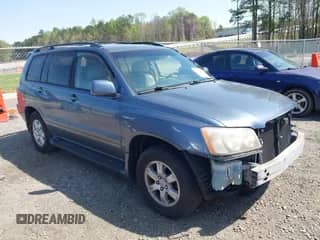 2003 Toyota Highlander with VIN JTEGF21A930074338, listed as a IAAI auction lot 41930358 with 224,445 mi miles and . Bid and sale history available at DreamBid. Image 1.
