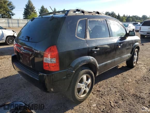 2006 Hyundai Tucson GL with VIN KM8JM12B66U467160, listed as a Copart auction lot 72560464 with 159,679 mi miles and Salvage title. Bid and sale history available at DreamBid. Image 3.