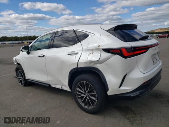 ✅ 2023 Lexus NX 350 Premium • VIN: 2T2GGCEZ5PC019884 • Lot: 82348065. Listed on Copart with 48,371 mi. Free auction sales archive from the USA and detailed vehicle history report at DreamBid. Image 2.