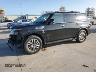 ✅ 2021 Nissan Armada SL • VIN: JN8AY2BC1M9147207 • Лот: 61443985. Опубликован ранее на Copart с пробегом 22 249 миль. Бесплатный доступ к архиву аукционных продаж из США и подробный отчёт об истории автомобиля на DreamBid. Изображение 1.