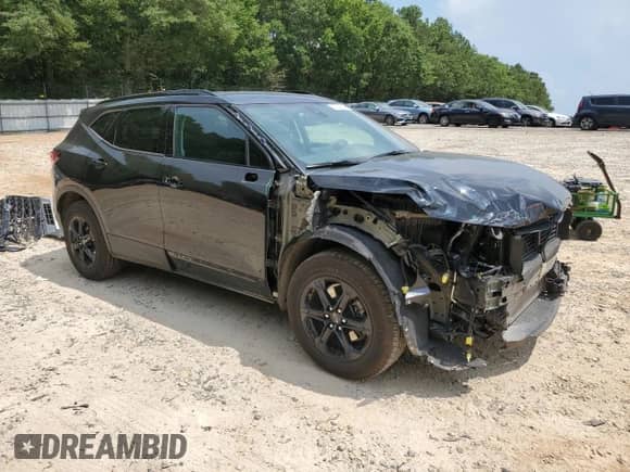 2024 Chevrolet Blazer LT with VIN 3GNKBCR46RS175716, listed as a Copart auction lot 63244504 with 8,684 mi miles and Salvage title. Bid and sale history available at DreamBid. Image 4.