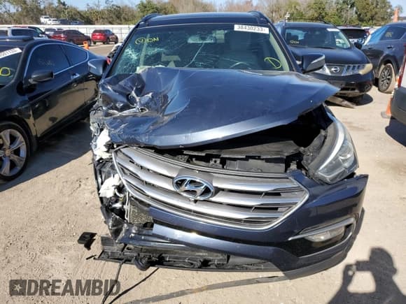 ✅ 2017 Hyundai Santa Fe Ultimate • VIN: 5XYZW4LA3HG502752 • Лот: 38430233. Опубликован ранее на Copart с пробегом 120 235 миль. Бесплатный доступ к архиву аукционных продаж из США и подробный отчёт об истории автомобиля на DreamBid. Изображение 5.