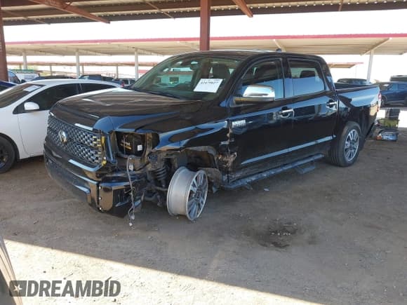 ✅ 2020 Toyota Tundra Platinum • VIN: 5TFAY5F18LX900537 • Lot: 42479027. Listed on IAAI with 103,361 mi. Free auction sales archive from the USA and detailed vehicle history report at DreamBid. Image 2.