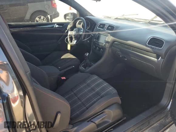 ✅ 2012 Volkswagen Golf GTI w/Conv & Sunroof • VIN: WVWEV7AJ8CW142184 • Lot: 74061614. Listed on Copart with 140,276 mi. Free auction sales archive from the USA and detailed vehicle history report at DreamBid. Image 10.