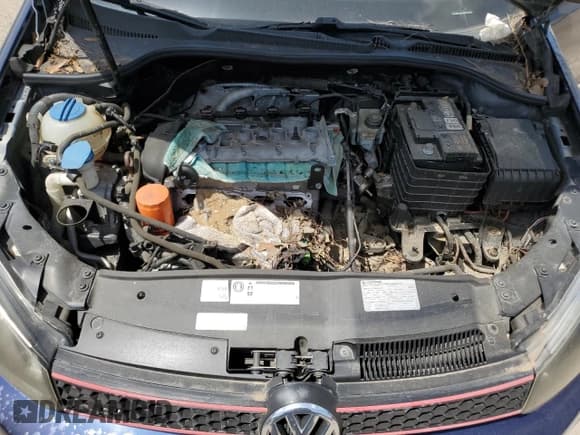 ✅ 2012 Volkswagen Golf GTI w/Conv & Sunroof • VIN: WVWEV7AJ4CW222484 • Lot: 57270915. Listed on Copart with Not provided. Free auction sales archive from the USA and detailed vehicle history report at DreamBid. Image 11.