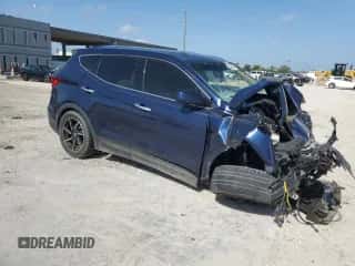 2017 Hyundai Santa Fe 2.4L z VIN 5XYZT3LB4HG455694, wystawiony jako Copart lot #63500455 z przebiegiem Nie podano mil oraz Szkoda całkowita • Salvage title. Historia ofert i sprzedaży dostępna na DreamBid. Obrazek 4.