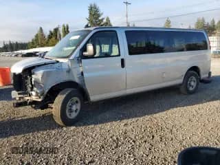 2017 Chevrolet Express Passenger LT с VIN 1GAZGPFG3H1108188, выставлен на аукционе Copart как лот 80821115 с пробегом 86 586 миль миль и На запчасти • Non repairable. История ставок и продаж доступна на DreamBid. Изображение 1.