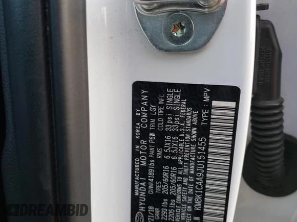 ✅ 2018 Hyundai Kona SE • VIN: KM8K1CAA9JU151455 • Lot: 38238964. Wystawiony na Copart z przebiegiem 37 525 mil. Bezpłatny archiwum sprzedaży aukcyjnych z USA i szczegółowy raport historii pojazdu na DreamBid. Zdjęcie 13.