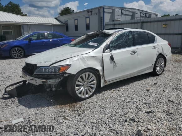 ✅ 2014 Acura RLX Advance • VIN: JH4KC1F92EC005412 • Lot: 54162665. Listed on Copart with 104,960 mi. Free auction sales archive from the USA and detailed vehicle history report at DreamBid. Image 1.