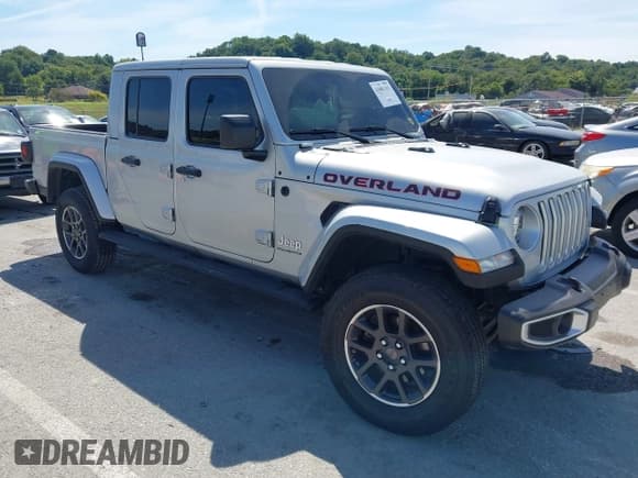 ✅ 2023 Jeep Gladiator Overland • VIN: 1C6HJTFGXPL535049 • Lot: 43081151. Listed on IAAI with 37,974 mi. Free auction sales archive from the USA and detailed vehicle history report at DreamBid. Image 1.
