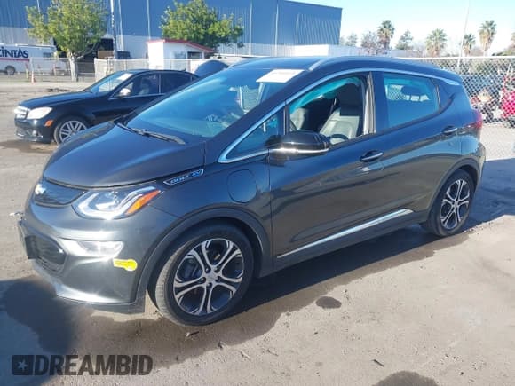 ✅ 2021 Chevrolet Bolt EV Premier • VIN: 1G1FZ6S08M4103819 • Lot: 41266469. Listed on IAAI with 25,513 mi. Free auction sales archive from the USA and detailed vehicle history report at DreamBid. Image 2.