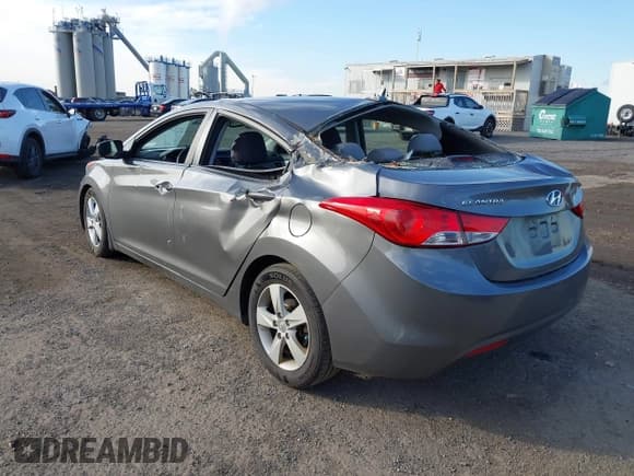 ✅ 2013 Hyundai Elantra GLS • VIN: 5NPDH4AE5DH280891 • Lot: 43748790. Listed on IAAI with 162,029 mi. Free auction sales archive from the USA and detailed vehicle history report at DreamBid. Image 3.