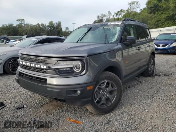✅ 2023 Ford Bronco Sport Badlands • VIN: 3FMCR9D96PRD73873 • Lot: 85265425. Listed on Copart with 23,281 mi. Free auction sales archive from the USA and detailed vehicle history report at DreamBid. Image 1.