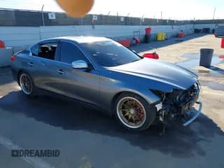 ✅ 2017 Infiniti Q50 Premium • VIN: JN1EV7AP0HM736682 • Lot: 43799000. Listed on IAAI with 91,040 mi. Free auction sales archive from the USA and detailed vehicle history report at DreamBid. Image 1.