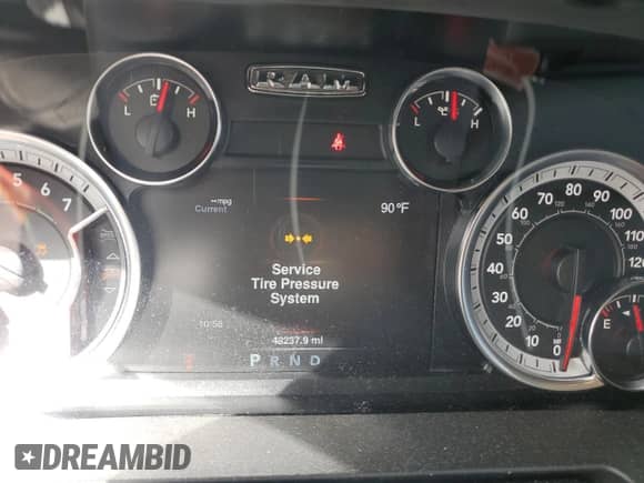 2019 Ram 1500 Big Horn with VIN 1C6RR6TT6KS712081, listed as a Copart auction lot 81502385 with 48,237 mi miles and Salvage title. Bid and sale history available at DreamBid. Image 9.