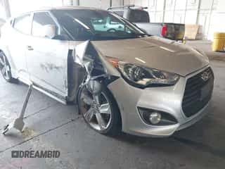 2013 Hyundai Veloster Turbo with VIN KMHTC6AEXDU145719, listed as a IAAI auction lot 43144474 with 51,191 mi miles and . Bid and sale history available at DreamBid. Image 6.