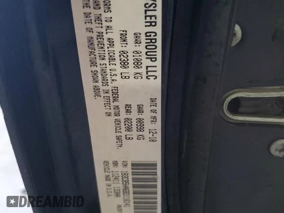 ✅ 2011 Dodge Caliber Heat • VIN: 1B3CB5HA6BD116141 • Лот: 78962814. Опубликован ранее на Copart с пробегом 193 511 миль. Бесплатный доступ к архиву аукционных продаж из США и подробный отчёт об истории автомобиля на DreamBid. Изображение 13.