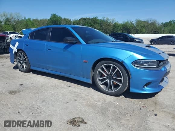 ✅ 2019 Dodge Charger Scat Pack • VIN: 2C3CDXGJ9KH510696 • Lot: 53519565. Listed on Copart with 84,487 mi. Free auction sales archive from the USA and detailed vehicle history report at DreamBid. Image 4.