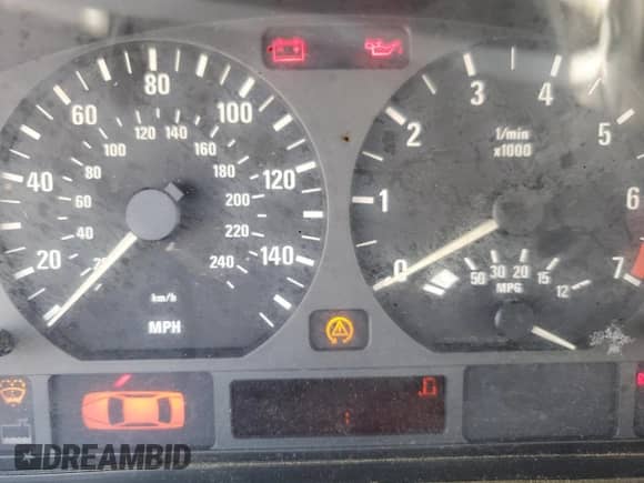 1999 BMW 3 Series 323i with VIN WBAAM3332XKC61855, listed as a Copart auction lot 62864565 with Not provided miles and Salvage title. Bid and sale history available at DreamBid. Image 9.