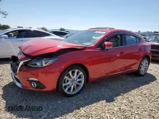 ✅ 2015 Mazda 3 S Grand Touring • VIN: JM1BM1M37F1275908 • Лот: 70012705. Опубликован ранее на Copart с пробегом 50 756 миль. Бесплатный доступ к архиву аукционных продаж из США и подробный отчёт об истории автомобиля на DreamBid. Изображение 1.
