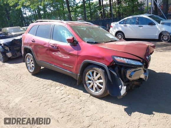 ✅ 2014 Jeep Cherokee Limited • VIN: 1C4PJMDS9EW278043 • Lot: 42167809. Listed on IAAI with 67,759 mi. Free auction sales archive from the USA and detailed vehicle history report at DreamBid. Image 1.