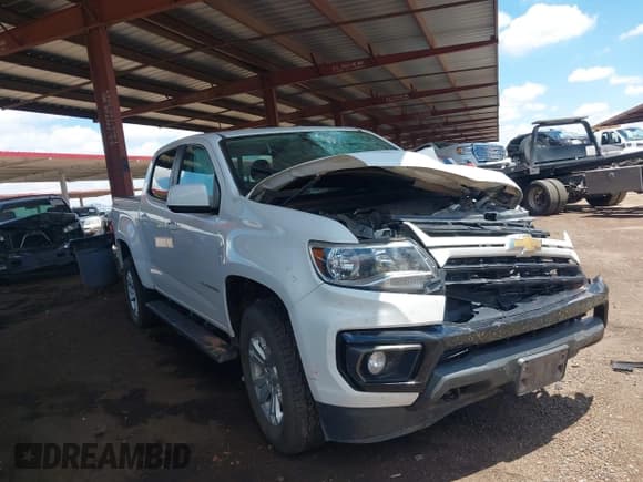✅ 2022 Chevrolet Colorado 4WD LT • VIN: 1GCGTCEN4N1178278 • Лот: 42398010. Опубликован ранее на IAAI с пробегом 71 359 миль. Бесплатный доступ к архиву аукционных продаж из США и подробный отчёт об истории автомобиля на DreamBid. Изображение 1.