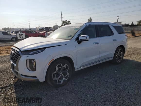 2022 Hyundai Palisade Calligraphy с VIN KM8R7DHE2NU398091, выставлен на аукционе Copart как лот 66885144 с пробегом 46 787 миль миль и Списание • Salvage title. История ставок и продаж доступна на DreamBid. Изображение 1.