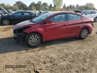 2016 Hyundai Elantra Value Edition with VIN KMHDH4AE9GU634479, listed as a Copart auction lot 84819355 with 114,606 mi miles and Salvage title. Bid and sale history available at DreamBid. Image 1.