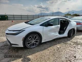 2023 Toyota Prius LE with VIN JTDADABU1P3004534, listed as a Copart auction lot 70544555 with Not provided miles and Salvage title. Bid and sale history available at DreamBid. Image 1.