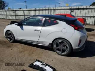 2019 Hyundai Veloster Turbo R-Spec z VIN KMHTH6AB7KU012579, wystawiony jako Copart lot #45936335 z przebiegiem 43 030 mil mil oraz Szkoda całkowita • Salvage title. Historia ofert i sprzedaży dostępna na DreamBid. Obrazek 2.