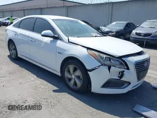 ✅ 2016 Hyundai Sonata • VIN: KMHE14L20GA036908 • Лот: 42185047. Опубликован ранее на IAAI с пробегом Не указан. Бесплатный доступ к архиву аукционных продаж из США и подробный отчёт об истории автомобиля на DreamBid. Изображение 1.