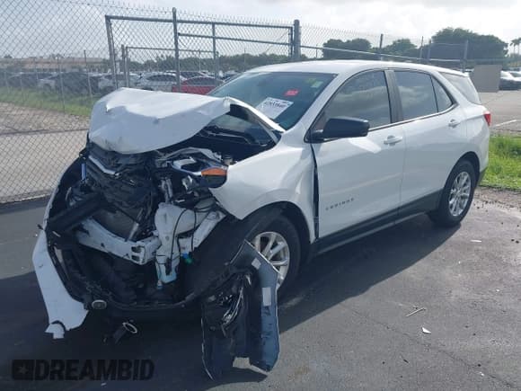 ✅ 2020 Chevrolet Equinox LS • VIN: 2GNAXHEVXL6123214 • Лот: 42833840. Опубликован ранее на IAAI с пробегом 51 020 миль. Бесплатный доступ к архиву аукционных продаж из США и подробный отчёт об истории автомобиля на DreamBid. Изображение 2.