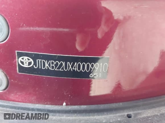 ✅ 2004 Toyota Prius • VIN: JTDKB22UX40009910 • Lot: 43579910. Wystawiony na IAAI z przebiegiem 278 156 mil. Bezpłatny archiwum sprzedaży aukcyjnych z USA i szczegółowy raport historii pojazdu na DreamBid. Zdjęcie 9.