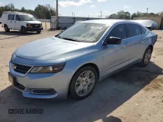 2015 Chevrolet Impala LS z VIN 1G11Z5SLXFU109929, wystawiony jako Copart lot #84896725 z przebiegiem 128 342 mil mil oraz Szkoda całkowita • Salvage title. Historia ofert i sprzedaży dostępna na DreamBid. Obrazek 1.