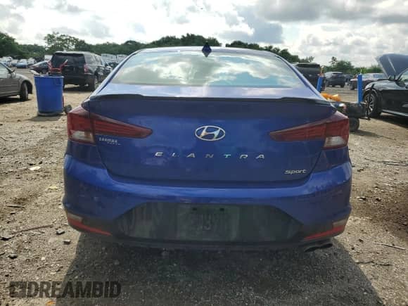 2020 Hyundai Elantra Sport с VIN KMHD04LB1LU040618, выставлен на аукционе Copart как лот 63790695 с пробегом 61 687 миль миль и Списание • Salvage title. История ставок и продаж доступна на DreamBid. Изображение 6.