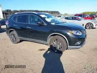 ✅ 2016 Nissan Rogue SV • VIN: KNMAT2MV0GP676687 • Lot: 43080124. Listed on IAAI with 133,830 mi. Free auction sales archive from the USA and detailed vehicle history report at DreamBid. Image 1.