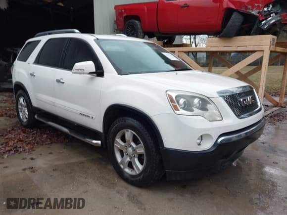 ✅ 2008 GMC Acadia SLT1 • VIN: 1GKER23788J292670 • Lot: 43841404. Listed on IAAI with 223,587 mi. Free auction sales archive from the USA and detailed vehicle history report at DreamBid. Image 1.