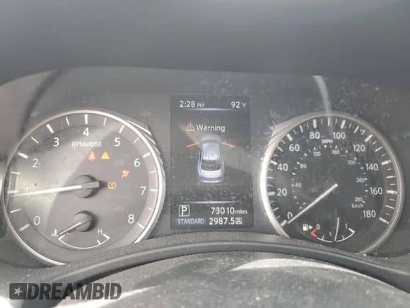 ✅ 2018 Infiniti Q50 Pure • VIN: JN1CV7AP4JM400188 • Lot: 60440005. Listed on Copart with 73,010 mi. Free auction sales archive from the USA and detailed vehicle history report at DreamBid. Image 9.