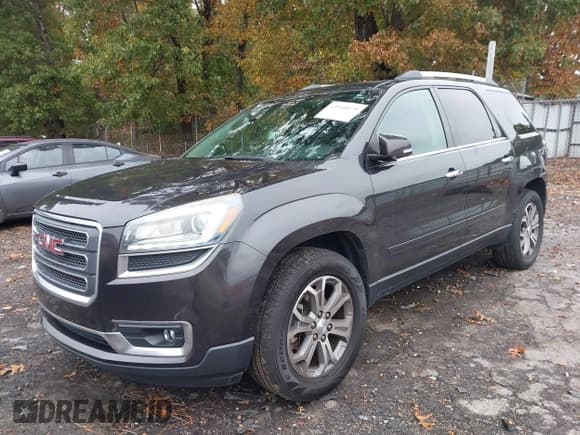 ✅ 2016 GMC Acadia SLT • VIN: 1GKKRRKD9GJ146781 • Lot: 43548079. Listed on IAAI with 148,049 mi. Free auction sales archive from the USA and detailed vehicle history report at DreamBid. Image 2.