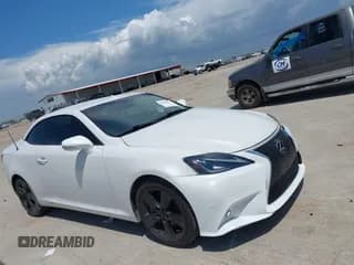 ✅ 2011 Lexus IS 350 C • VIN: JTHFE2C27B2507083 • Lot: 42850934. Listed on IAAI with 163,328 mi. Free auction sales archive from the USA and detailed vehicle history report at DreamBid. Image 1.