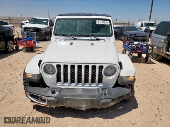 ✅ 2023 Jeep Gladiator Overland • VIN: 1C6HJTFG8PL553372 • Лот: 57250875. Опубликован ранее на Copart с пробегом 14 725 миль. Бесплатный доступ к архиву аукционных продаж из США и подробный отчёт об истории автомобиля на DreamBid. Изображение 5.