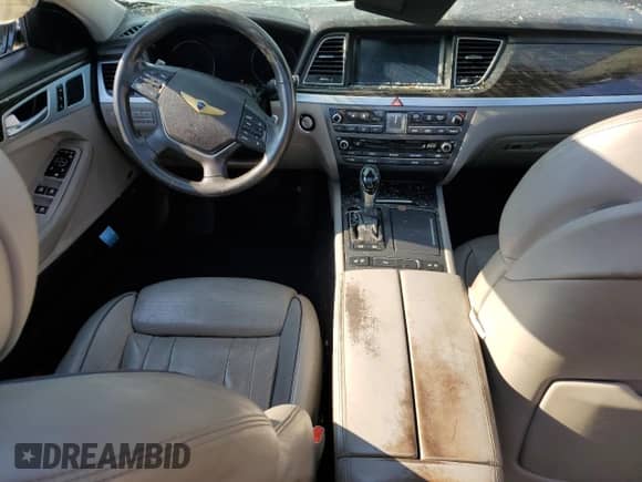 2016 Hyundai Genesis 3.8L z VIN KMHGN4JE1GU133074, wystawiony jako Copart lot #68742404 z przebiegiem Nie podano mil oraz Szkoda całkowita • Salvage title. Historia ofert i sprzedaży dostępna na DreamBid. Obrazek 8.