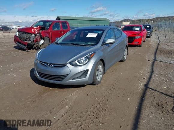 ✅ 2016 Hyundai Elantra SE • VIN: 5NPDH4AE0GH664856 • Lot: 43589845. Listed on IAAI with 159,288 mi. Free auction sales archive from the USA and detailed vehicle history report at DreamBid. Image 2.
