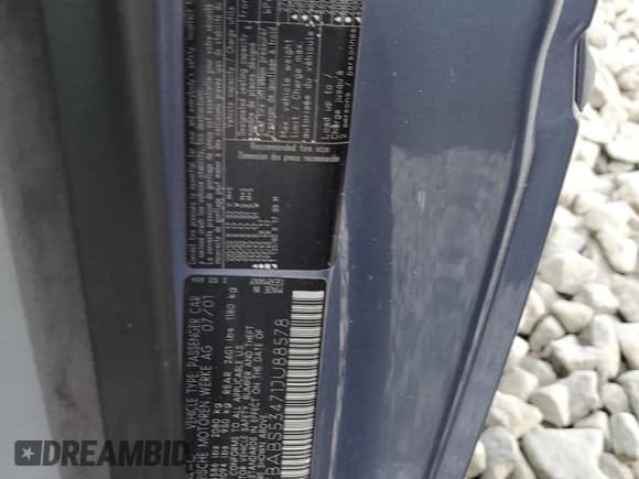 ✅ 2001 BMW 3 Series 330Ci • VIN: WBABS53471JU88578 • Lot: 84426975. Wystawiony na Copart z przebiegiem 171 837 mil. Bezpłatny archiwum sprzedaży aukcyjnych z USA i szczegółowy raport historii pojazdu na DreamBid. Zdjęcie 12.